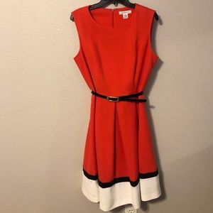 Liz Claiborne Red Sleeveless Dress